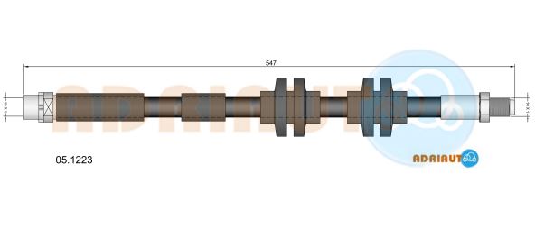 Тормозной шланг   05.1223   ADRIAUTO