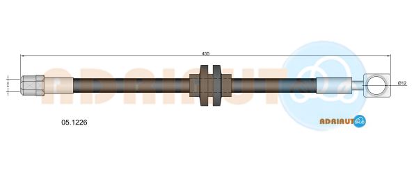 Тормозной шланг   05.1226   ADRIAUTO