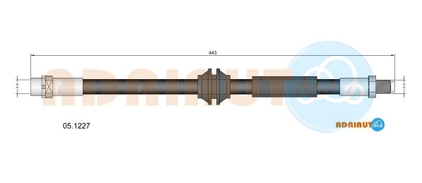 Тормозной шланг   05.1227   ADRIAUTO