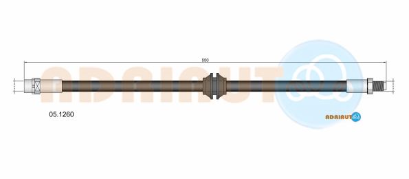 Гальмівний шланг   05.1260   ADRIAUTO