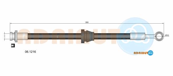 Тормозной шланг   06.1216   ADRIAUTO