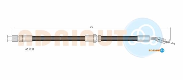 Тормозной шланг   06.1222   ADRIAUTO