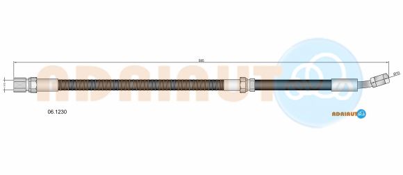 Тормозной шланг   06.1230   ADRIAUTO
