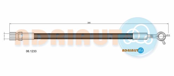 Тормозной шланг   06.1233   ADRIAUTO