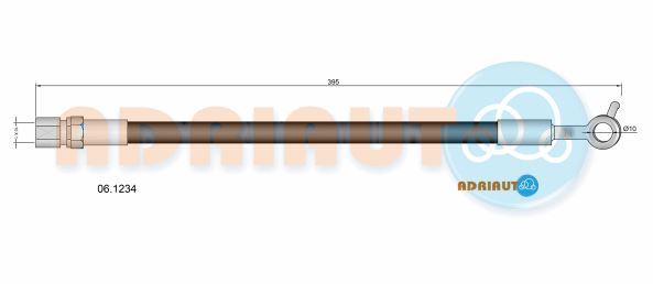 Тормозной шланг   06.1234   ADRIAUTO