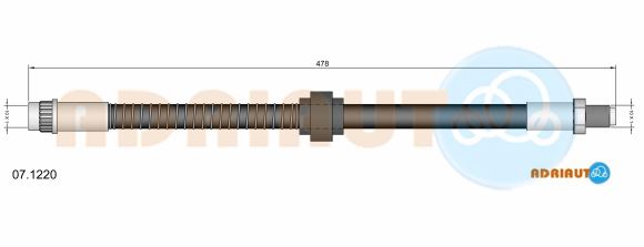 Тормозной шланг   07.1220   ADRIAUTO