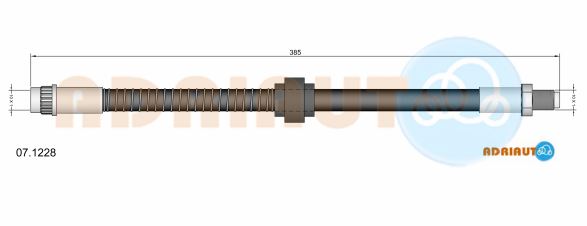 Тормозной шланг   07.1228   ADRIAUTO