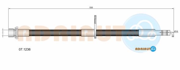 Гальмівний шланг   07.1236   ADRIAUTO