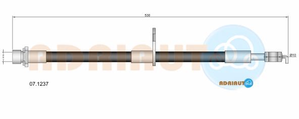 Гальмівний шланг   07.1237   ADRIAUTO