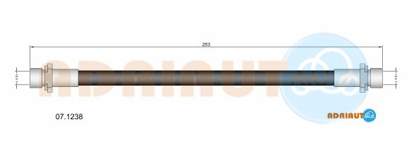 Гальмівний шланг   07.1238   ADRIAUTO
