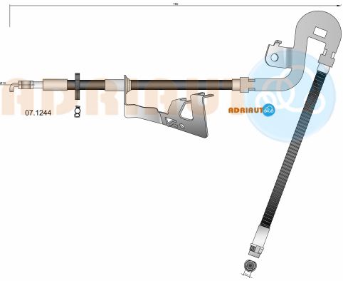 Гальмівний шланг   07.1244   ADRIAUTO