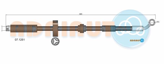 Гальмівний шланг   07.1251   ADRIAUTO