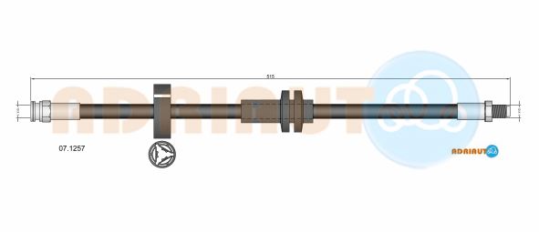 Тормозной шланг   07.1257   ADRIAUTO