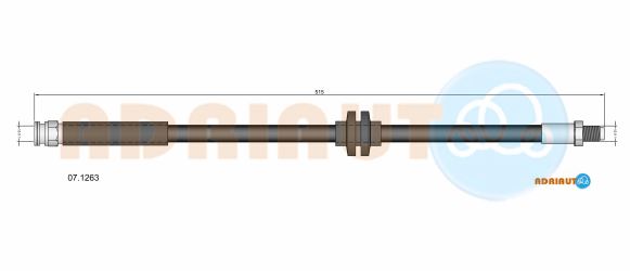 Тормозной шланг   07.1263   ADRIAUTO