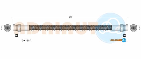 Тормозной шланг   09.1207   ADRIAUTO