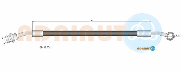 Тормозной шланг   09.1253   ADRIAUTO