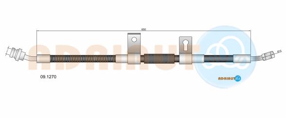 Тормозной шланг   09.1270   ADRIAUTO