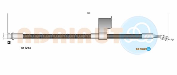 Гальмівний шланг   10.1213   ADRIAUTO
