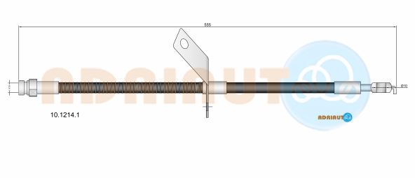 Тормозной шланг   10.1214.1   ADRIAUTO