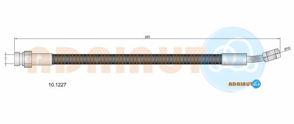 Тормозной шланг   10.1227   ADRIAUTO