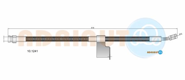 Гальмівний шланг   10.1241   ADRIAUTO