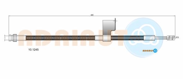 Гальмівний шланг   10.1245   ADRIAUTO