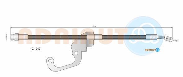 Тормозной шланг   10.1249   ADRIAUTO