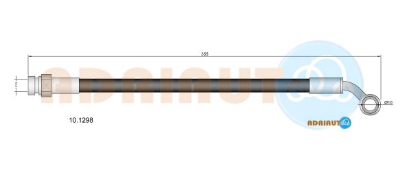 Гальмівний шланг   10.1298   ADRIAUTO