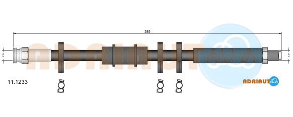 Гальмівний шланг   11.1233   ADRIAUTO