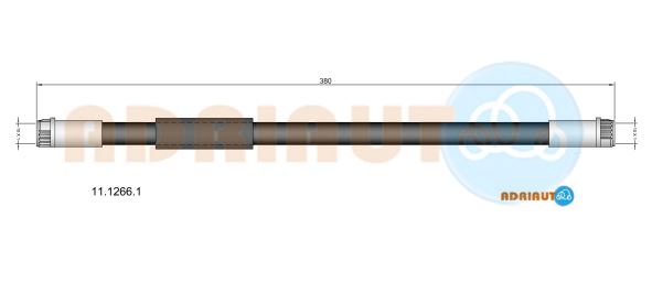 Тормозной шланг   11.1266.1   ADRIAUTO