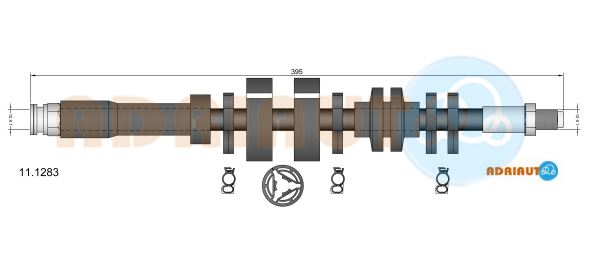 Гальмівний шланг   11.1283   ADRIAUTO