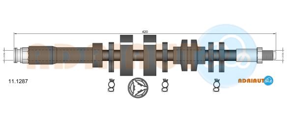 Тормозной шланг   11.1287   ADRIAUTO