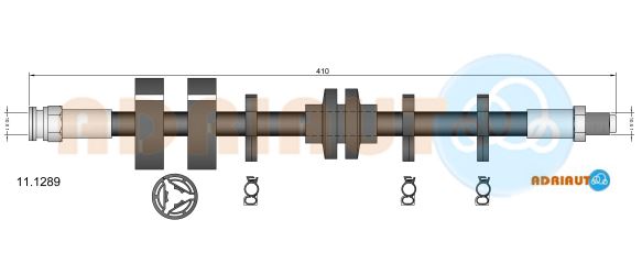 Тормозной шланг   11.1289   ADRIAUTO