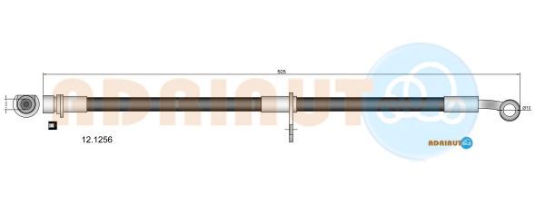 Гальмівний шланг   12.1256   ADRIAUTO