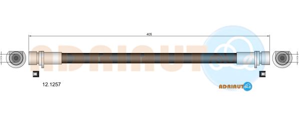 Гальмівний шланг   12.1257   ADRIAUTO