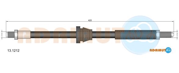 Гальмівний шланг   13.1212   ADRIAUTO