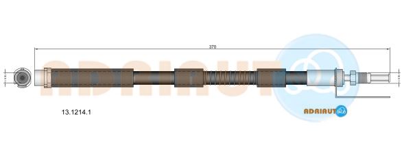 Тормозной шланг   13.1214.1   ADRIAUTO