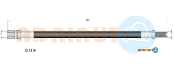 Гальмівний шланг   13.1216   ADRIAUTO