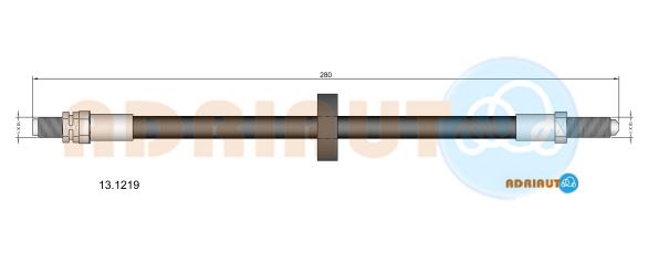 Гальмівний шланг   13.1219   ADRIAUTO