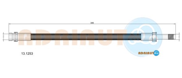 Тормозной шланг   13.1253   ADRIAUTO