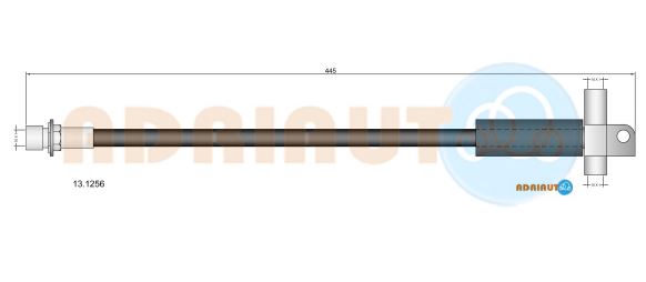 Гальмівний шланг   13.1256   ADRIAUTO