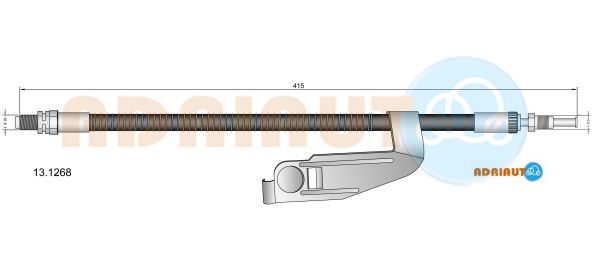 Гальмівний шланг   13.1268   ADRIAUTO