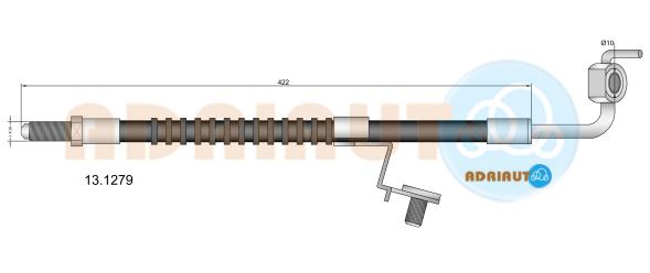 Гальмівний шланг   13.1279   ADRIAUTO