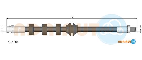 Тормозной шланг   13.1283   ADRIAUTO