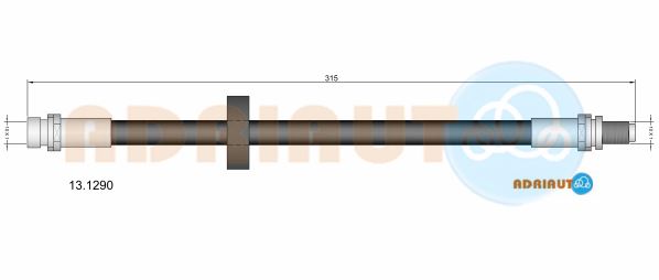 Тормозной шланг   13.1290   ADRIAUTO