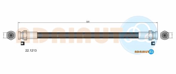 Гальмівний шланг   22.1213   ADRIAUTO