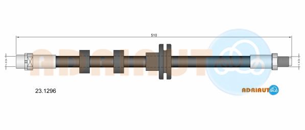 Тормозной шланг   23.1296   ADRIAUTO
