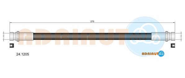 Тормозной шланг   24.1205   ADRIAUTO