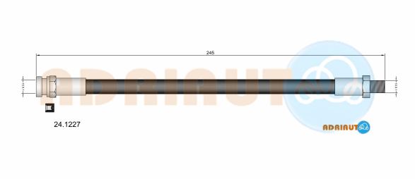 Гальмівний шланг   24.1227   ADRIAUTO