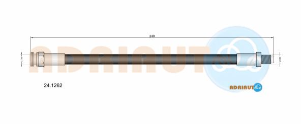 Тормозной шланг   24.1262   ADRIAUTO